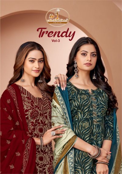 MISS WORLD TRENDY VOL 3 COTTON PRINTED KURTI