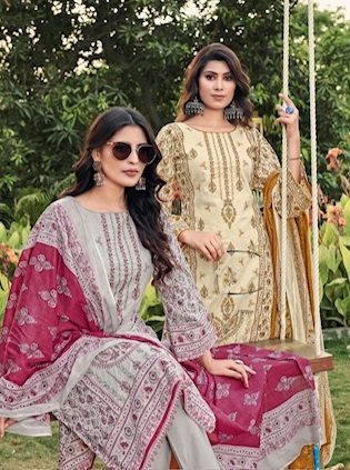 PAKIZA PRINTS NAWAZISH VOL 9 COTTON PRINTED SUITS