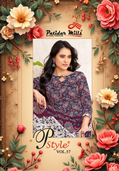 PATIDAR P STYLE VOL 57 PURE COTTON PRINTED SUITS