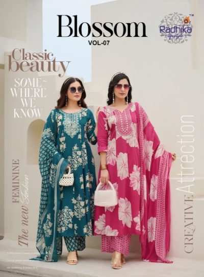 RADHIKA LIFESTYLE BLOSSOM VOL 7 COTTON KURTIS