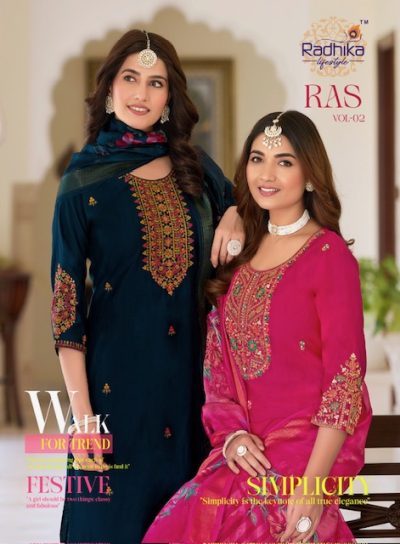 RADHIKA LIFESTYLE RAS VOL 2 FANCY EMBROIDERY KURTI