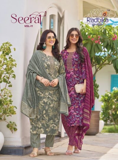 RADHIKA LIFESTYLE SEERAT VOL 11 RAYON PRINTED SUIT