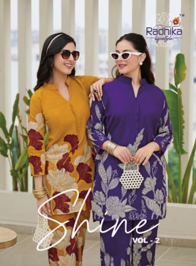 RADHIKA LIFESTYLE SHINE VOL 2 PURE COTTON KURTI