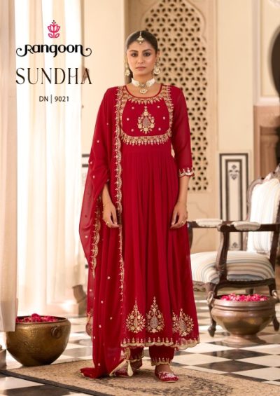 RANGOON SUNDHA GEORGETTE FANCY READYMADE KURTI