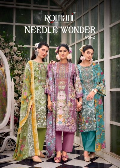 ROMANI NEEDLE WONDER VOL 2 COTTON SUITS CATALOG