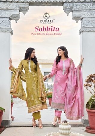 RUPALI FASHION SOBHITA PURE COTTON PRINTED SUITS