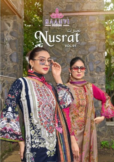 SAANVI TRENDS NUSRAT VOL 1 KASHMIRI WORK SUITS