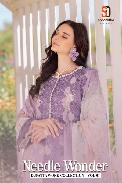 SHRADDHA DESIGNER NEEDLE WONDER VOL 1 CATALOGUE