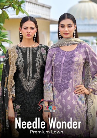SHREE FABS NEEDLE WONDER PREMIUM LAWN SUITS