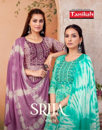 TANIKSH SRIJA VOL 14 ANARKALI STYLE READYMADE KURTI