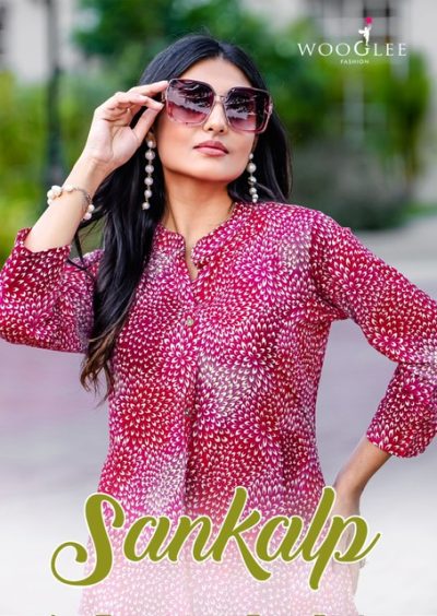 WOOGLEE SANKALP RAYON PRINTED KURTI CATALOGUE