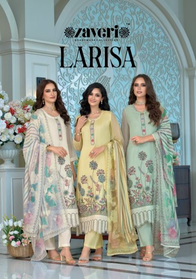ZAVERI LARISA SOFT ORGANZA READYMADE KURTI