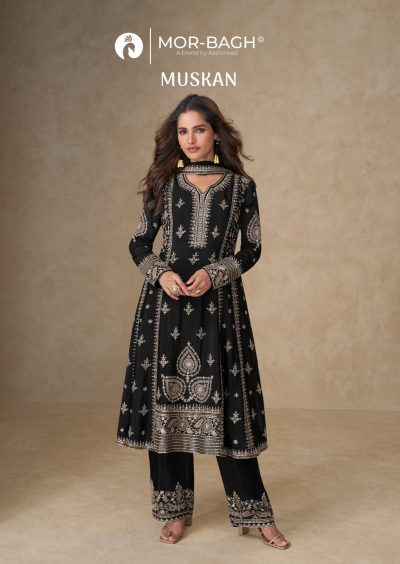 AASHIRWAD CREATION MUSKAN CHINNON SILK SUITS