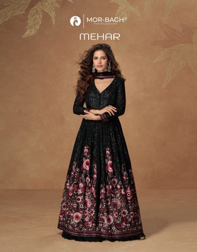 AASHIRWAD MOR BAGH MEHAR READYMADE FANCY GOWNS