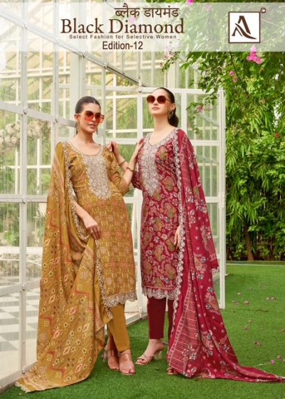 ALOK SUIT BLACK DIAMOND EDITION 12 PRINTED SUITS