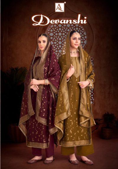 ALOK SUITS DEVANSHI PREMIUM VISCOSE HAND WORK SUITS