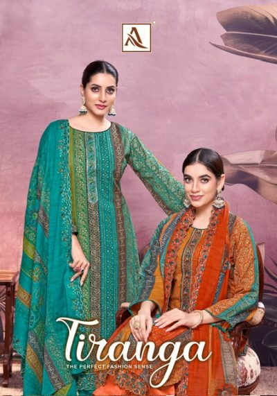 ALOK SUITS TIRANGA PURE CAMBRIC COTTON SUITS CATALOG