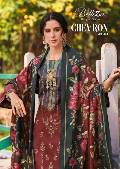 BELLIZA DESIGNER CHEVRON VOL 4 LATEST CATALOGUE