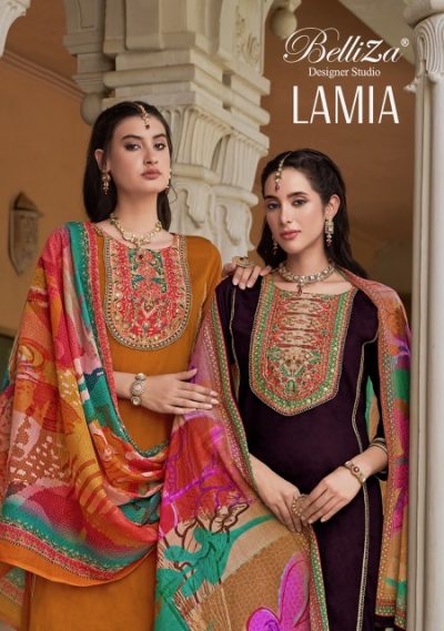 BELLIZA DESIGNER LAMIA HANDWORK SUITS CATALOG