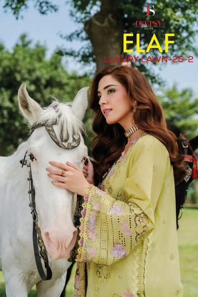 DEEPSY SUITS ELAF LUXURY LAWN 25-2 CATALOGUE