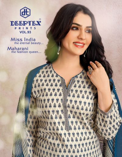 DEEPTEX PRINTS MISS INDIA VOL 93 COTTON SUITS