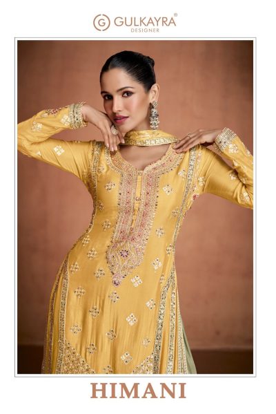 GULKAYRA DESIGNER HIMANI READYMADE CHINNON SUITS