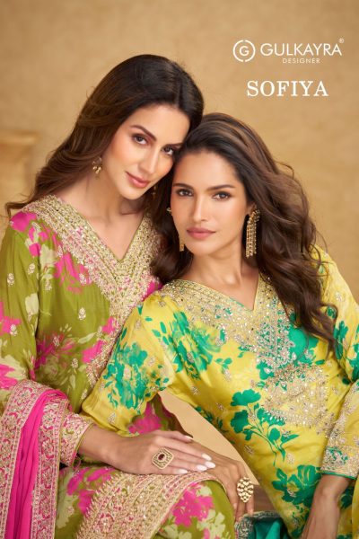 GULKAYRA DESIGNER SOFIYA READYMADE CHINNON SUITS