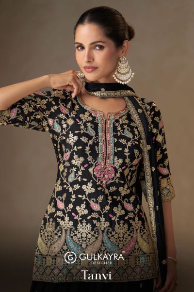 GULKAYRA DESIGNER TANVI PREMIUM CHINNON SUITS