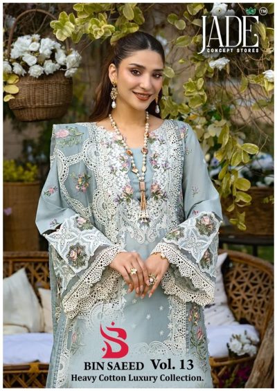 JADE BIN SAEED VOL 11 LAWN KARACHI SUITS CATALOG