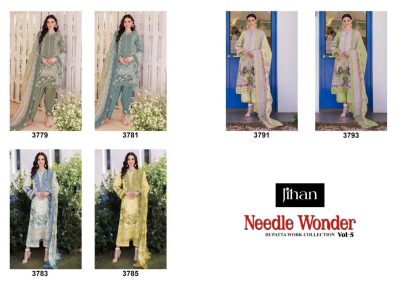 JIHAN NEEDLE WONDER VOL 5 DUPATTA WORK COLLECTION