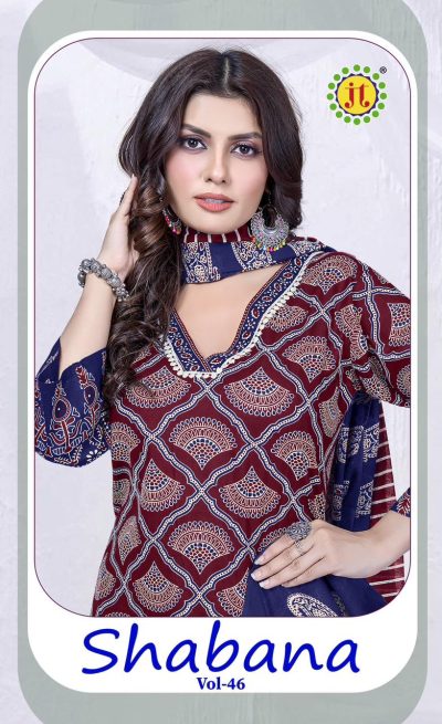 JT SHABANA VOL 46 COTTON DRESS MATERIAL