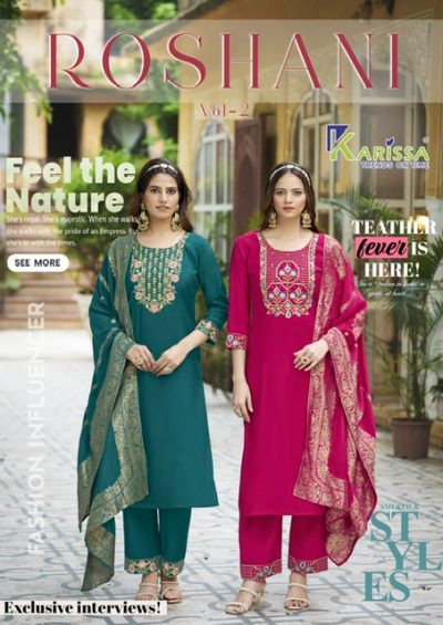 KARISSA ROSHANI VOL 2 READYMADE KURTIS CATALOG