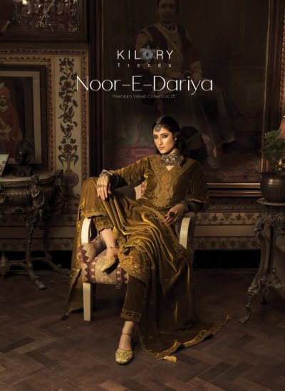 KILORY TRENDS NOOR E DARIYA PURE VELVET SUITS