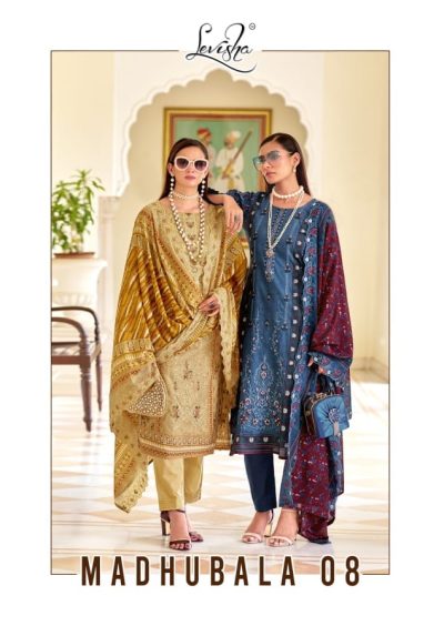 LEVISHA MADHUBALA VOL 8 CAMRIC LAWN SUITS CATALOG
