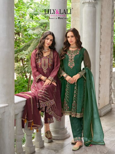 LILY & LALI AASMA READYMADE HAND WORK KURTIS