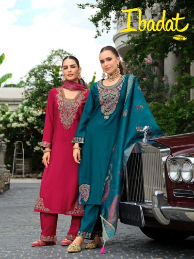 LILY & LALI IBADAT READYMADE HAND WORK KURTIS