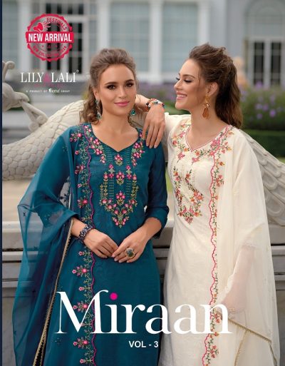LILY & LALI MIRAAN VOL 3 READYMADE HAND WORK KURTIS
