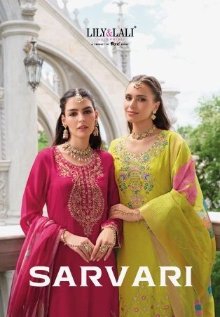 LILY & LALI SARVARI READYMADE HAND WORK KURTIS CATALOG