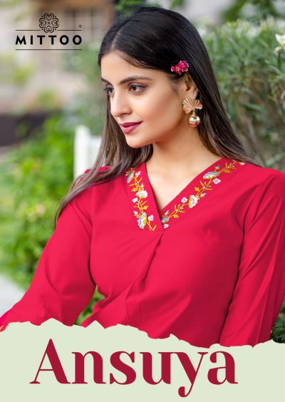 MITTOO ANSUYA READYMADE HAND WORK KURTIS