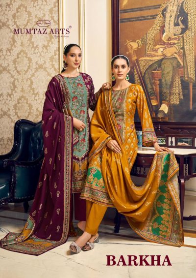 MUMTAZ ARTS BARKHA PURE VISCOSE MUSLIN SUITS