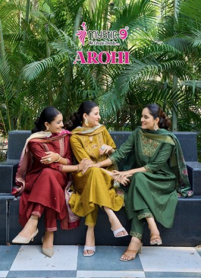 MYSTIC 9 AROHI VOL 1 READYMADE KURTIS SUPPLIER