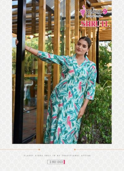 MYSTIC 9 SHRUTI VOL 1 READYMADE KURTIS SUPPLIER