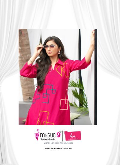 MYSTIC 9 YAMINI VOL 2 READYMADE KURTIS SUPPLIER