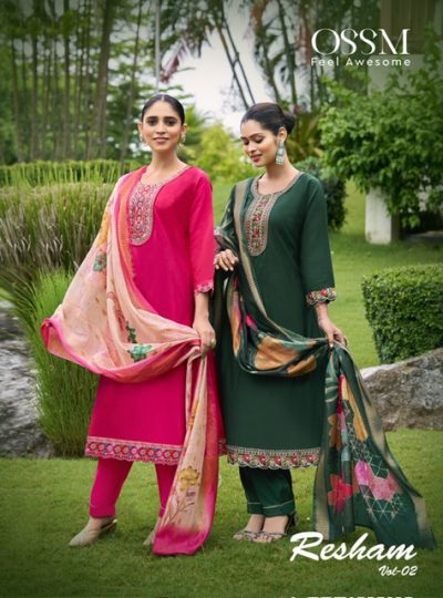 OSSM RESHAM VOL 2 READYMADE KURTIS SUPPLIER SURAT