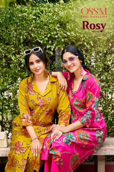OSSM ROSY VOL 2 READYMADE KURTIS LATEST CATALOG