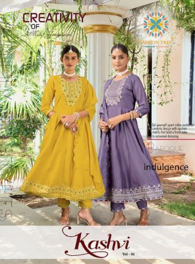 PASSION TREE KASHVI VOL 1 READYMADE ANARKALI KURTI