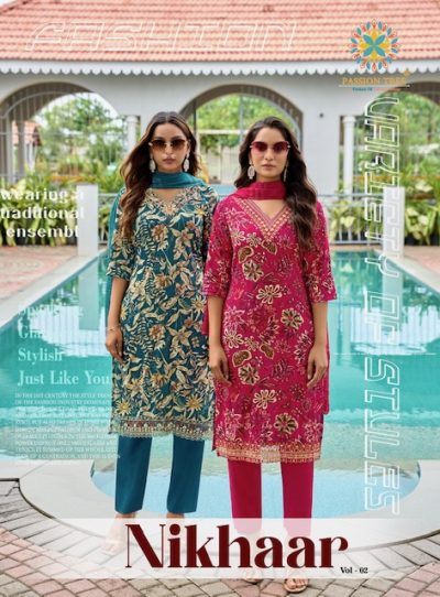 PASSION TREE NIKHAAR VOL 2 READYMADE KURTIS SUPPLIER