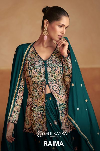 GULKAYRA DESIGNER RAIMA REAL CHINNON SUITS