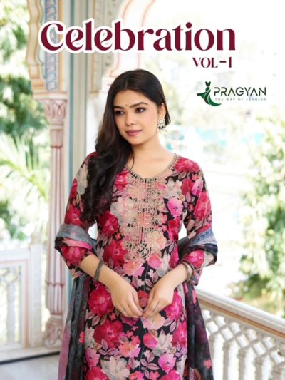 PRAGYAN CELEBRATION VOL 1 READYMADE KURTIS