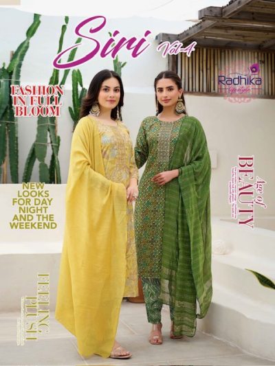 RADHIKA LIFESTYLE SIRI VOL 4 READYMADE KURTIS